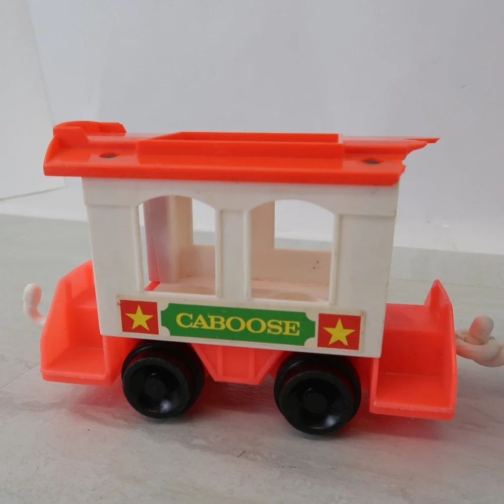 Vintage Fisher Price Little People Express Train Engine 1986 #2581